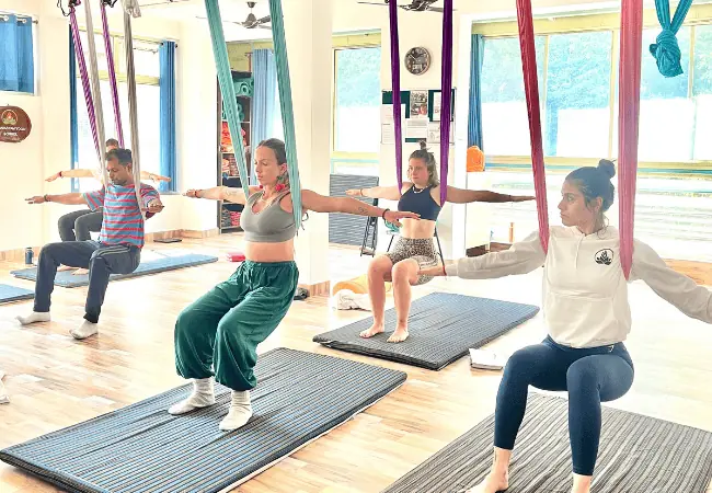 7 Day 50 Hour Yin and Aerial Yoga Teacher Training in Rishikesh - Gallery Image